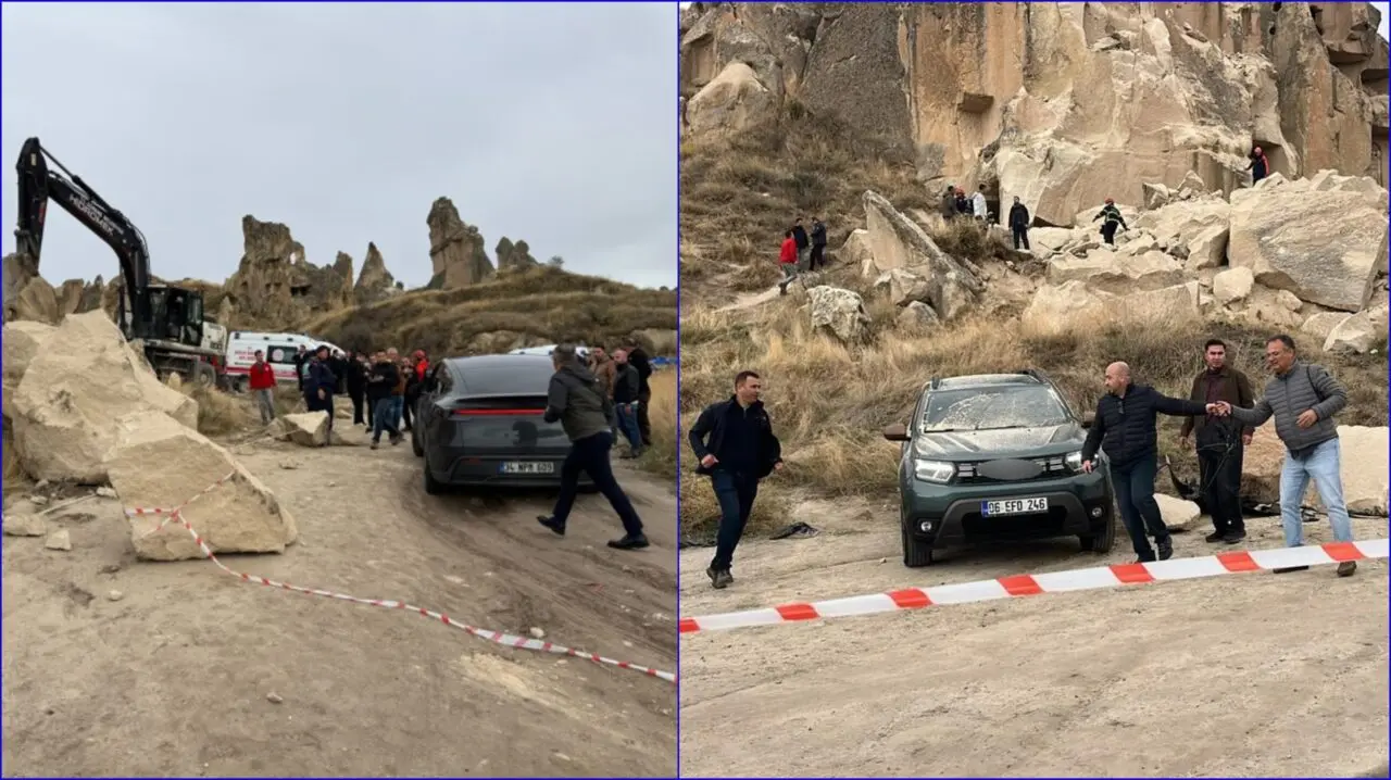Trei morți după prăbușirea unei stânce în Göreme